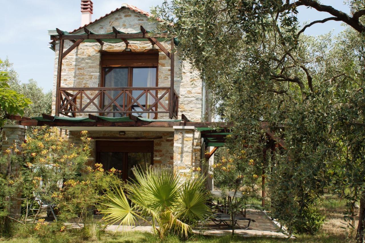 Elea Stone Houses In Organic Quiet Olive Grove, Prinos, Thassos Luaran gambar