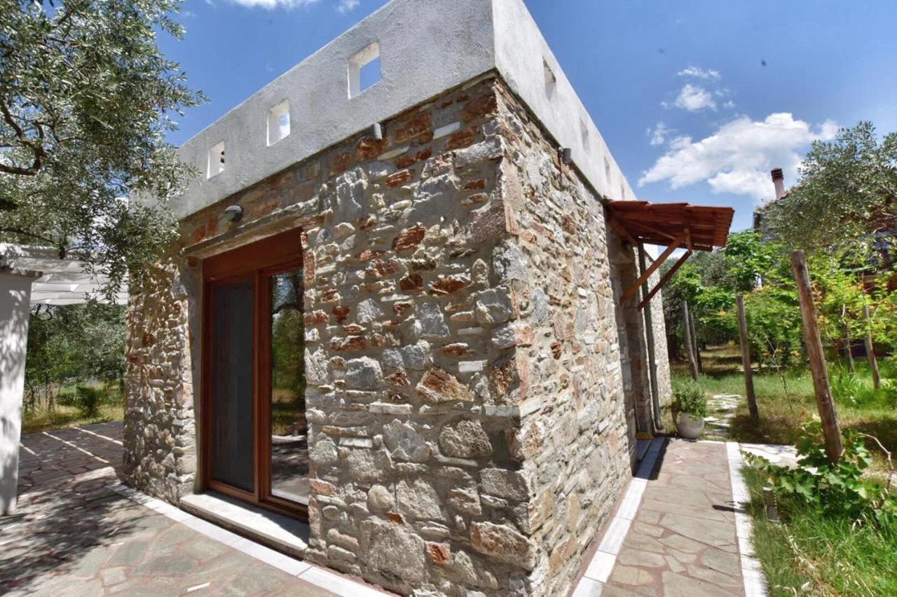 Elea Stone Houses In Organic Quiet Olive Grove, Prinos, Thassos Luaran gambar